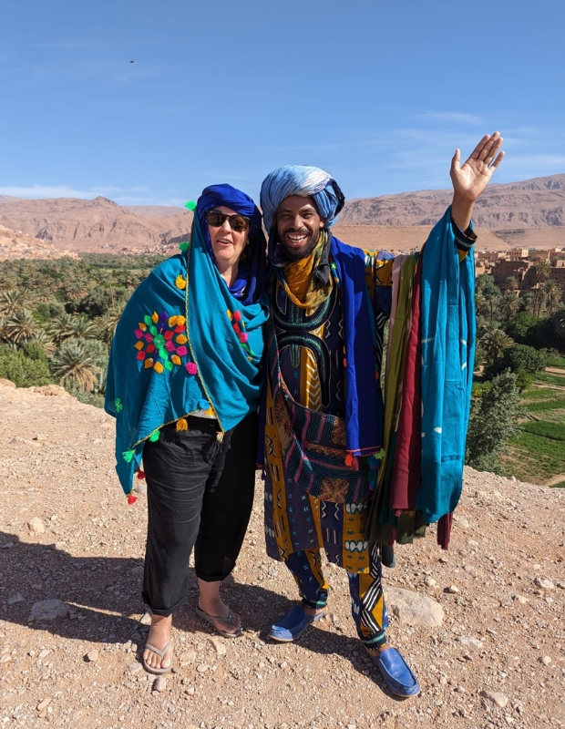 Cathy and Tour Guide